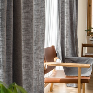 Linen <b>Curtains</b> for Living Room Environmental Protection Material Clot Light Filtering <b>Curtains</b> Factory Supply Custom Wholesale - Product Image 3
