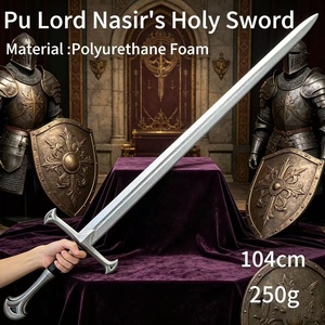 Espada <span class=keywords><strong>de</strong></span> Cosplay <span class=keywords><strong>de</strong></span> Espuma <span class=keywords><strong>de</strong></span> PU <span class=keywords><strong>de</strong></span> Alta Densidad, 104 cm, Segura, Suave, Ligera, Duradera, Accesorio para Cine y Escenario, Arma Personalizada OEM - Product Image 2