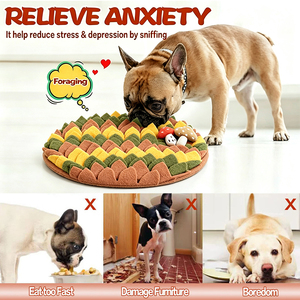 <b>Pet</b> Dog Snuffle <b>Mat</b> Interactive <b>Feeding</b> Pads for Smell Training Stress Relief Encourages Natural Foraging Skill <b>Pet</b> Sniffing Pad - Product Image 5