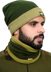 Trendy Solid Sports Beanie Neck Warmer Winter Cap Soft Warm Fabric Breathable Comfortable Outdoor Use Stylish Headwear - Product Image 3