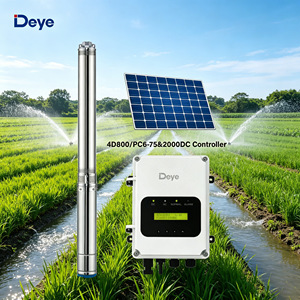 ปั๊มน้ำบาดาลแบบจุ่มใต้น้ำ Deye Off Grid 1.1 สำหรับระบบโซลาร์เซลล์ ใช้สำหรับการชลประทานในครัวเรือน ฟาร์มปศุสัตว์ และปั๊มน้ำดื่ม รุ่น 4D800/PC6-75 & DY- - Product Image 5