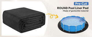 Mỹ Hồ Bơi Cung Cấp Nhiệm Vụ Nặng Nề 12-Chân X 24-Chân Polyester Hồ Bơi Lót Pad Lớn Hình Chữ Nhật Mặt Đất Lá Chắn Cho Ngoài Trời Sử Dụng Nhà - Product Image 5