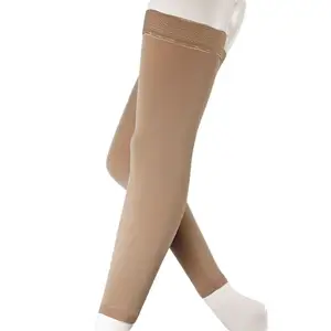 Toptan tıbbi erkek çorapları silikon özel tasarım spor çorapları 20-30 mmHg varisli damarlar sıkıştırma uyluk yüksek çorap