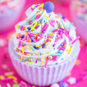 Bombe da Bagno OEM Private Label all'Ingrosso a Forma di Dessert Cupcake, Bombe da Bagno a Sorpresa con Diverse Fragranze - Product Image 5
