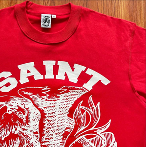 T-shirt Grafica <span class=keywords><strong>Oversize</strong></span> SAINT VANITY da <span class=keywords><strong>Uomo</strong></span> Vintage in Cotone 100% con Design Lavato, 300 Grammi, Maglietta Basica - Vendita all'Ingrosso - Product Image 2