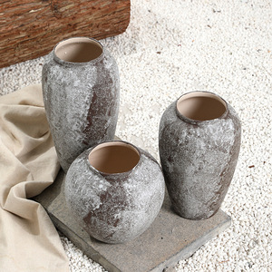 Retro New Trung Quốc Phong Cách Nồi Gốm Im Lặng Phong Cách Trang Trí Cũ Đồ Trang Trí Hành Lang TV Tủ Bình Gốm Sản Xuất Tại Trung Quốc - Product Image 3