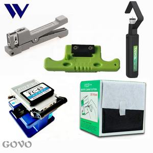 GOVO 25PCS FTTH Fiber Optic Tool Kit GW-25F OPM VFL Fiber Cleaver Fiber Stripper FTTH Tool Kit - Product Image 3