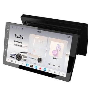 Autoradio Android 15 avec écran tactile 9 pouces, DSP intégré, égaliseur 48 bandes, RCA 5V, <span class=keywords><strong>CarPlay</strong></span> sans fil, Android Auto, son premium - Product Image 1