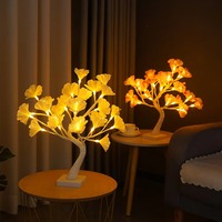Kunstmatige vezel optische LED roos kersenbloesem boomlamp USB batterij aangedreven lamp slaapkamer bruiloft kerst Valentijn decoratie
