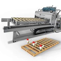 Ligne de production de palettes en bois pour palette en stringers