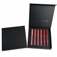 Vente en gros 6 Pcs Mat Liquide Rouge À Lèvres Ensemble Logo Personnalisé Vegan Rouge À Lèvres Kit Haute Pigment Longue Durée Maquillage Des Lèvres