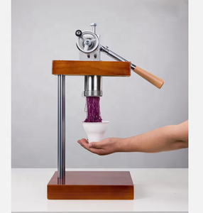 Machine à <span class=keywords><strong>glaces</strong></span> avec 2 moules 1,2 mm 1,5 mm, machine à <span class=keywords><strong>glaces</strong></span> Mont Blanc pour snack-bars et dessertiers, forme spaghetti - Product Image 1