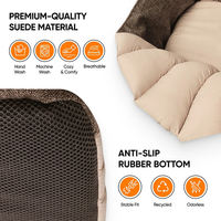Sac de transport pour animaux de compagnie personnalisé, portable, durable, à double couche, imperméable, respirant, siège de voiture pour chien, lit pour chien, vente en gros
