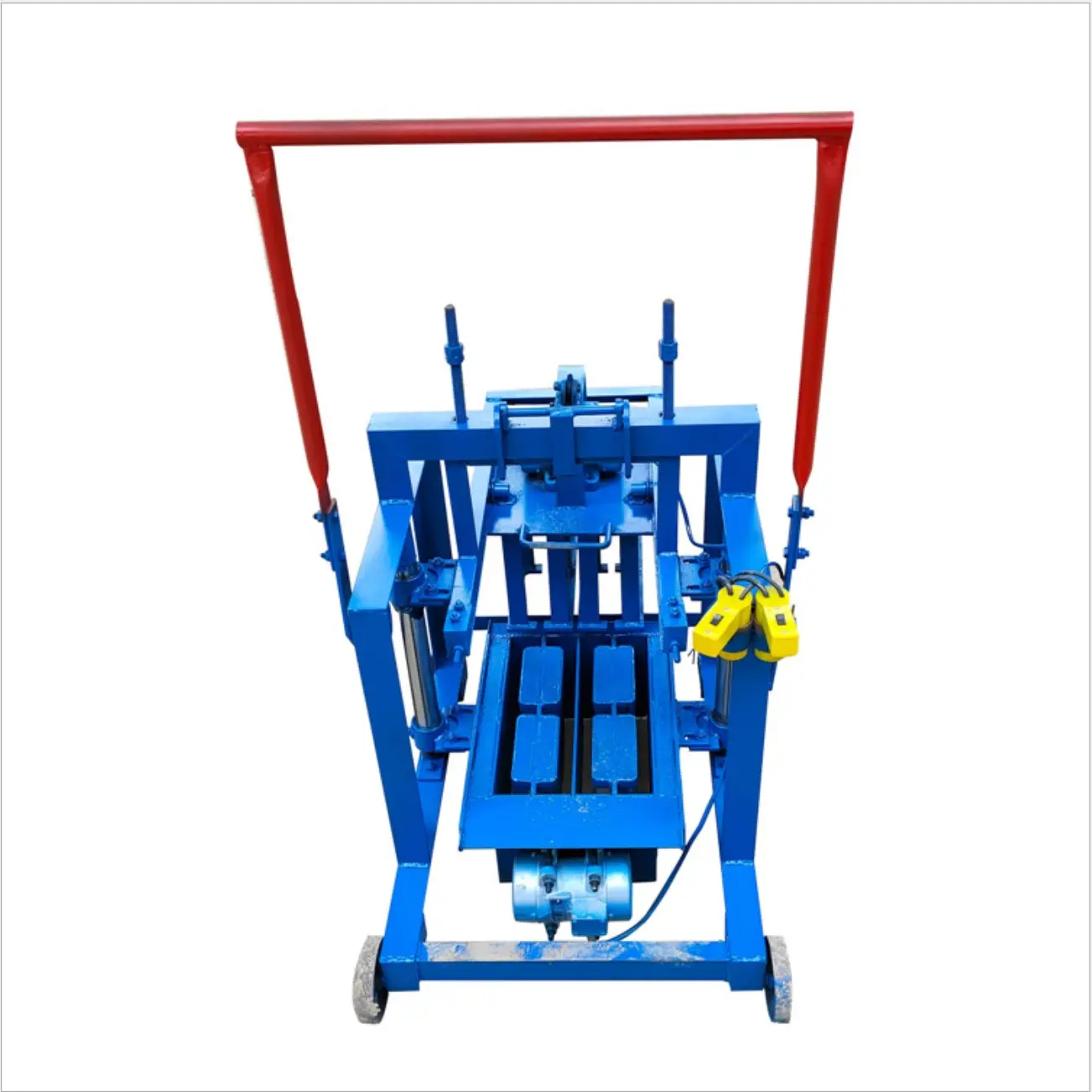 2021 Popular Lowest Price QT-2-45 Manual Block Making Machine for making Bricks,Paver Brick machine,Color Brick Making Machine