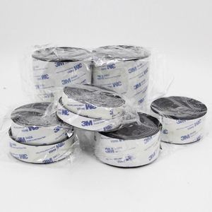 Rouleau de fermeture auto-agrippante en nylon noir très résistant, ruban adhésif auto-adhésif pour la fixation des fenêtres, des cadres photo - Product Image 1