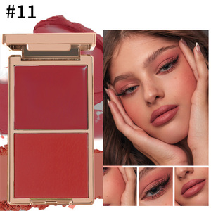 Nhà sản xuất nhãn hiệu riêng phấn má hồng và kem má hồng 2 trong 1, số lượng đặt hàng tối thiểu thấp, logo tùy chỉnh, kem má hồng chuyển thành phấn má hồng - Product Image 1