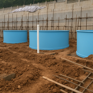 <span class=keywords><strong>Bassin</strong></span> à poissons en fibre <span class=keywords><strong>de</strong></span> verre, <span class=keywords><strong>bassin</strong></span> à koïs, cuve ronde en PRV, réservoir d'aquaculture, vente directe usine, étanche, résistant aux UV, en gros - Product Image 5