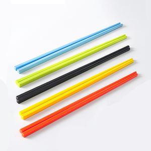 Vendedor caliente Palillos irrompibles Palillos personalizados reutilizables de plástico de melamina con logotipo Palillos Chinos - Product Image 1