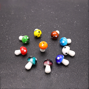 ลูกปัดแก้วคริสตัลหลากสีรูปเห็ดสำหรับงาน DIY ทำสร้อยคอ จี้ และเครื่องประดับ - Product Image 5