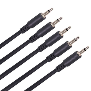 Câble auxiliaire PVC coloré 3,5 mm mâle vers mâle pour Eurorack, câble mono jack modulaire, vente chaude - Product Image 4