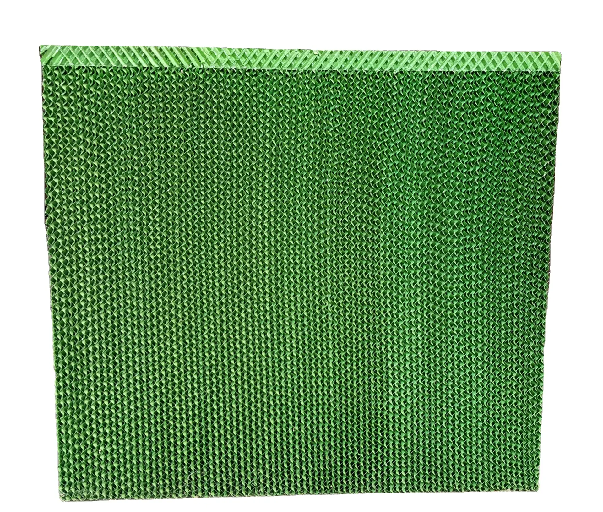 high performance cellulose honeycomb wet curtain wall evaporative cooling pad for greenhouse husbandry farm cooling
