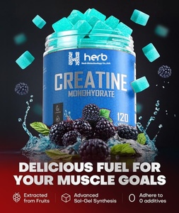 סוכריות גומי קריאטין OEM/ODM מותג פרטי לאנרגיה ספורטיבית, תוסף תזונה לבניית שרירים למבוגרים - Product Image 4