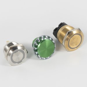 Bouton poussoir métallique étanche IP65 de 12 mm, 16 mm, 19 mm, 22 mm, 25 mm pour unité de commande de porte d'ascenseur - Product Image 5