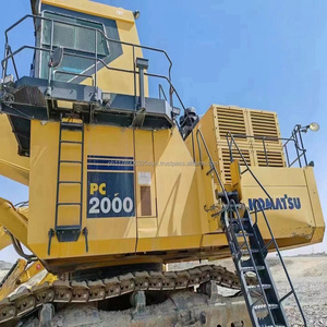Super grande pelle hydraulique temps de travail 100 heures Komatsu PC2000 pelle d'occasion 99% nouveau prix de vente bas - Product Image 3
