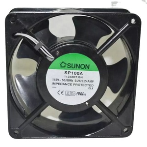 พัดลมระบายความร้อน SUNON รุ่น SP100A 1123XBT.GN ขนาด 12 ซม. 120x120x38 มม. ใช้ไฟ AC 115V กำลังไฟ 20 วัตต์ ความเร็ว <span class=keywords><strong>3150</strong></span> รอบต่อนาที ปริมาณลม 165 ลูกบาศก์ฟุตต่อนาที แบบลูกปืน สำหรับตู้คอมพิวเตอร์ ซีพียู และแล็ปท็อป - Product Image 2
