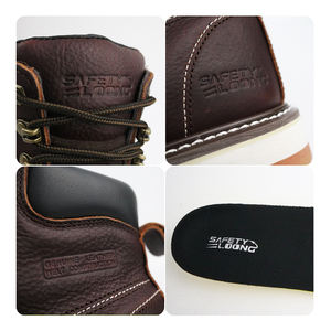 <span class=keywords><strong>Bottes</strong></span> de travail et chaussures décontractées en cuir de vache véritable Goodyear Welt Brown, fabrication de chaussures OEM pour hommes - Product Image 2