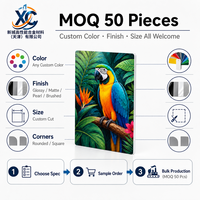 Plaque en aluminium pour sublimation, finition couleur personnalisée, épaisseur 1 mm, formats A3, A4, A5, MOQ 50 pièces, plaque métallique pour transfert thermique, vente en gros, directement de l'usine