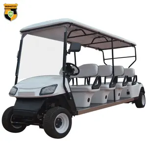 En iyi kalite 8 kişilik lüks Golf arabası hızlı tek için bir kursları elektrikli Mini araba Golf arabası