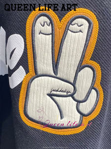 Veste en jean brodée pour femmes manteau brodé de paillettes de <span class=keywords><strong>football</strong></span> pour femmes et hommes <span class=keywords><strong>2024</strong></span> veste en velours côtelé décontractée d'hiver cordons - Product Image 3