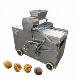 Small Cookies Making Machine Two Color Cookies Filling Depositor Maker Cookie Machine Walnut Biscuit Forming Machine Price Sale