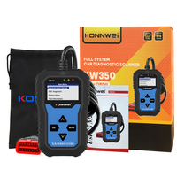 Escáner OBD2 Konnwei KW350 2026, Herramienta de Diagnóstico para Autos con SRS e Inmovilizador, Compatible con VW, Audi, Skoda y Seat