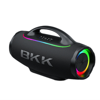 Enceinte Bluetooth portable BKK Outdoor Subwoofer Auracast 150W, basses profondes, étanche IP65, enceinte HIFI pour fêtes