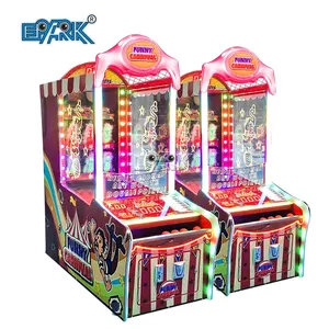 New Arrival Factory Coin Operated Funny Carnival Hit Clown Hitting Ball Redemption Arcade Game Machine