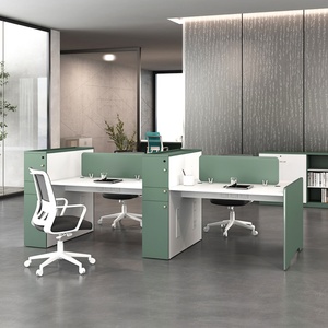 Modern <b>Desk</b> Partition Modern Olive Green Office Partition Furniture Executive Office <b>Desk</b> Modular Cubicle Laptop Acoustic Zero - Product Image 1