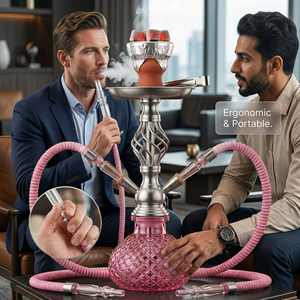 ชุดบารากุแบบกลวง โลหะ ขนาด 32 ซม. บารากุแบบมินิ สายคู่ พร้อมถ่าน คีม และจุกสูบ - Product Image 3