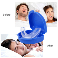 Solution Confortable Contre le Ronflement Réutilisable, Appareil d'Aide au Sommeil, Protège-dents Anti-Ronflement en Silicone EVA