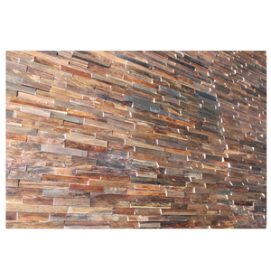 Panneaux de revêtement en bois 3d imperméables Panneaux de décoration murale intérieure de style <span class=keywords><strong>vintage</strong></span> - Product Image 1