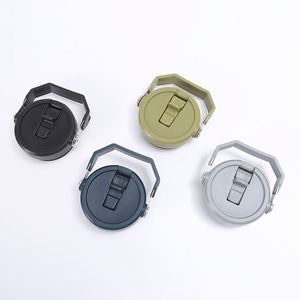 Couvercle de tasse en plastique anti-fuite avec poignée filetée, portable pour l'extérieur, accessoire universel de remplacement pour tasse de voiture, en vrac - Product Image 2