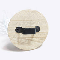 Couvre-boissons écologiques et durables pour bar familial, couvercles en bambou pour bocaux Mason avec trou pour paille