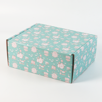 Emballage en carton ondulé avec Logo imprimé en couleur, boîte postale personnalisée