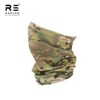 MC Camouflage pour masque facial tactique Masque d'équitation d'été en plein air Masque de protection solaire pour le cou Écharpe coupe-vent Foulard proche infrarouge