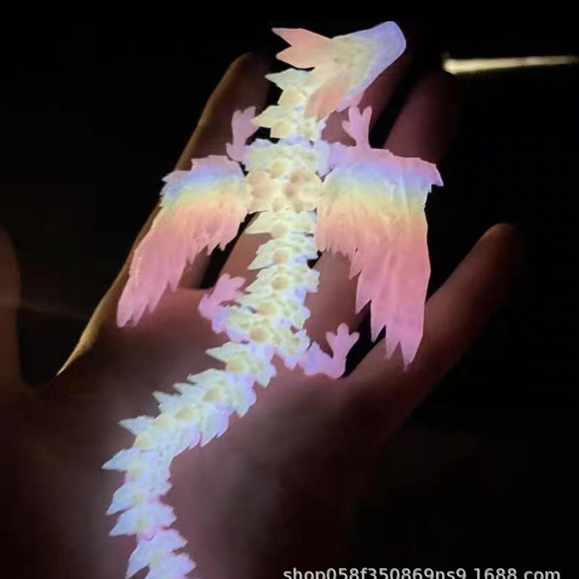 Glow-in-the-dark rainbow