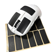 Bande adhésive pour souris de jeu personnalisée OEM, antidérapante, absorbant la transpiration, bande adhésive pour souris auto-adhésive ultra-fine 0,3 mm