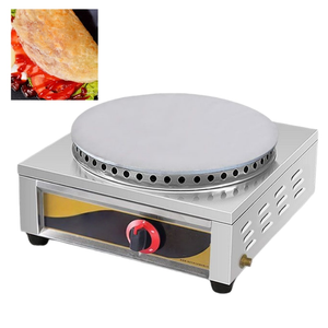 Machine à crêpes professionnelle à portion individuelle, rotative, avec plaque antiadhésive réglable, alimentée au gaz, pour usage commercial - Product Image 4