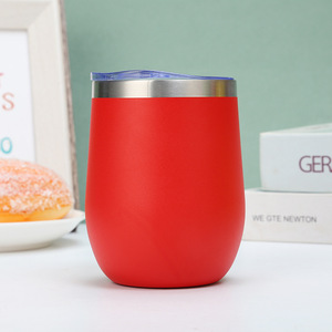 Ly giữ nhiệt du lịch 360ml (12oz) dành cho đồ uống, hai lớp chân không, thép không gỉ đen, thích hợp khắc laser - Khuyến mãi nóng - Product Image 5