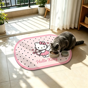 Printed Sanrio Character <strong>Rug</strong> Custom Shaped Anti-slip Absorbent Bath Mat Plush <strong>Kitty</strong> Bathroom <strong>Rug</strong> Soft Washable Anime Area <strong>Rug</strong> - Product Image 6